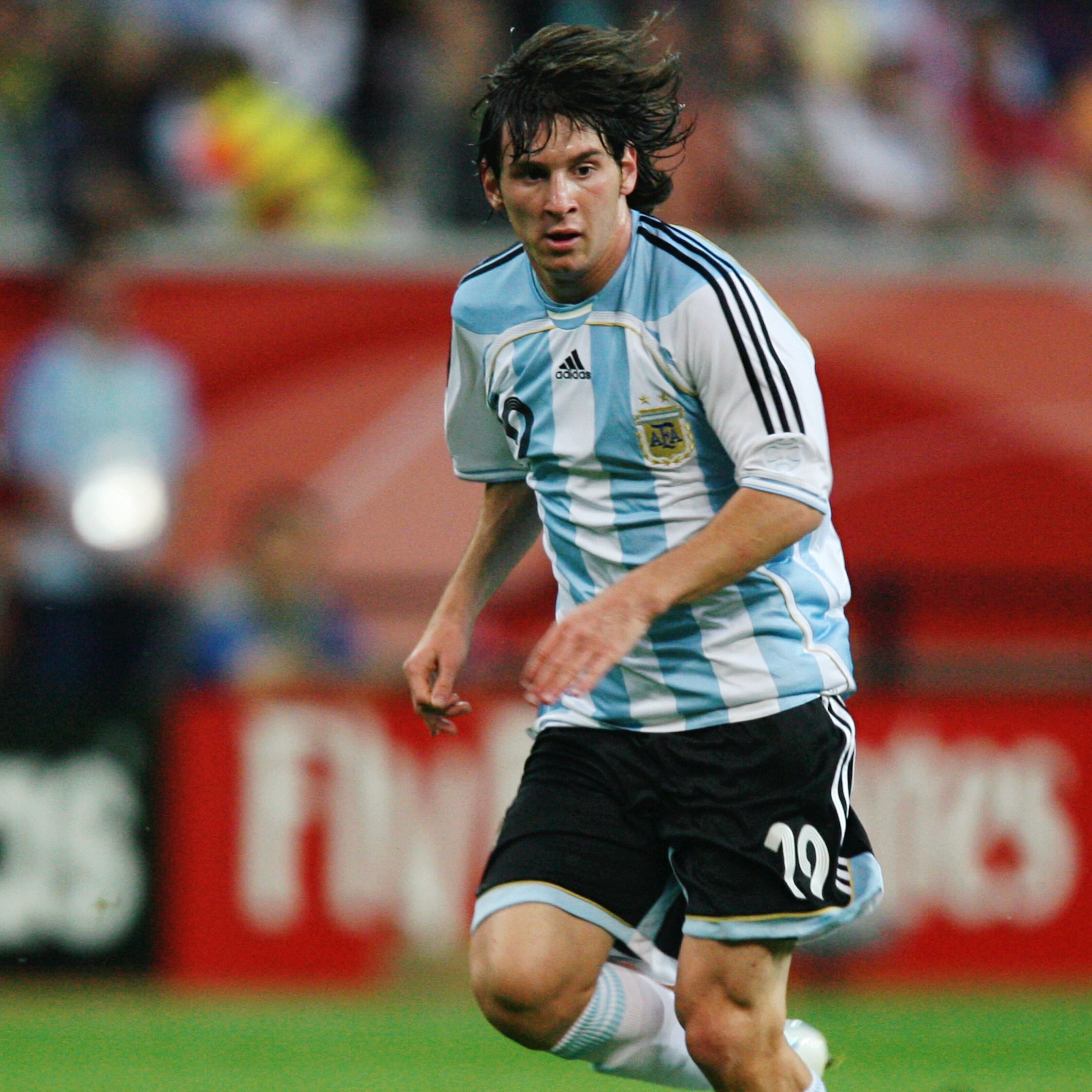 Messi Argentina Home 2006 World Cup Jersey