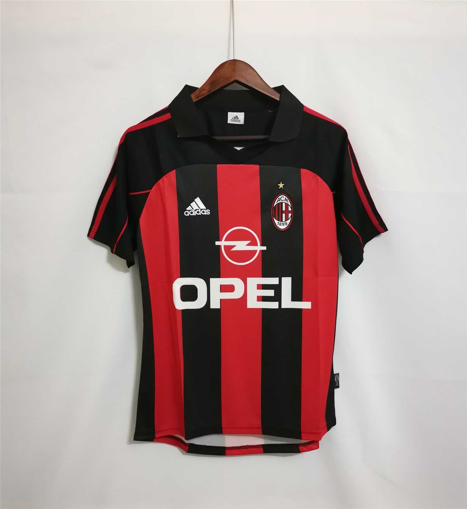 Milan Home Jersey 2001/02