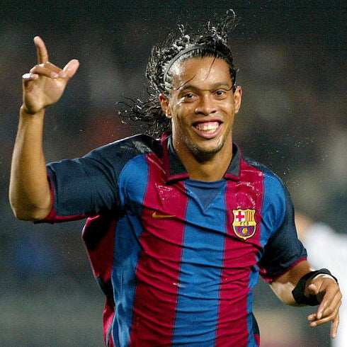 Ronaldinho Barcelona Home Jersey 2003/04