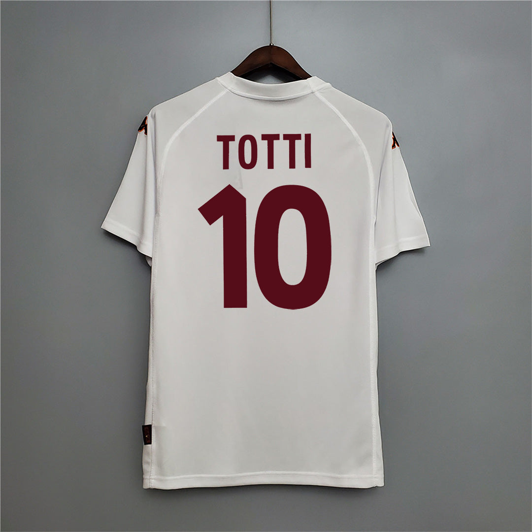 Roma Away Shirt White 2000/01