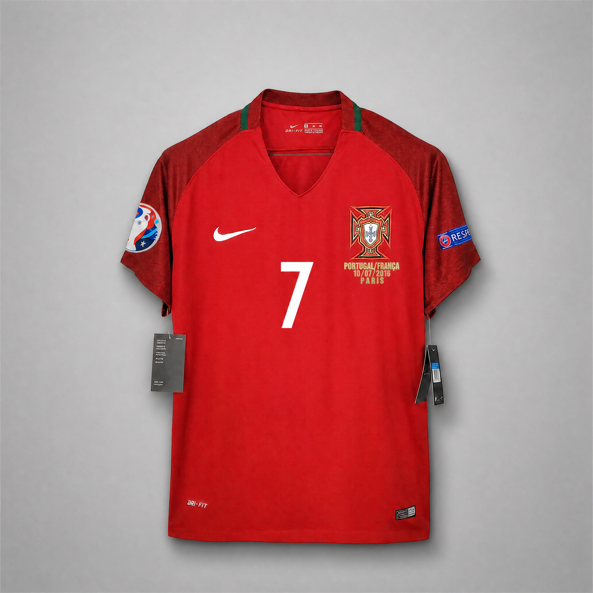 Portugal Home Jersey 2016 European Championship Victory