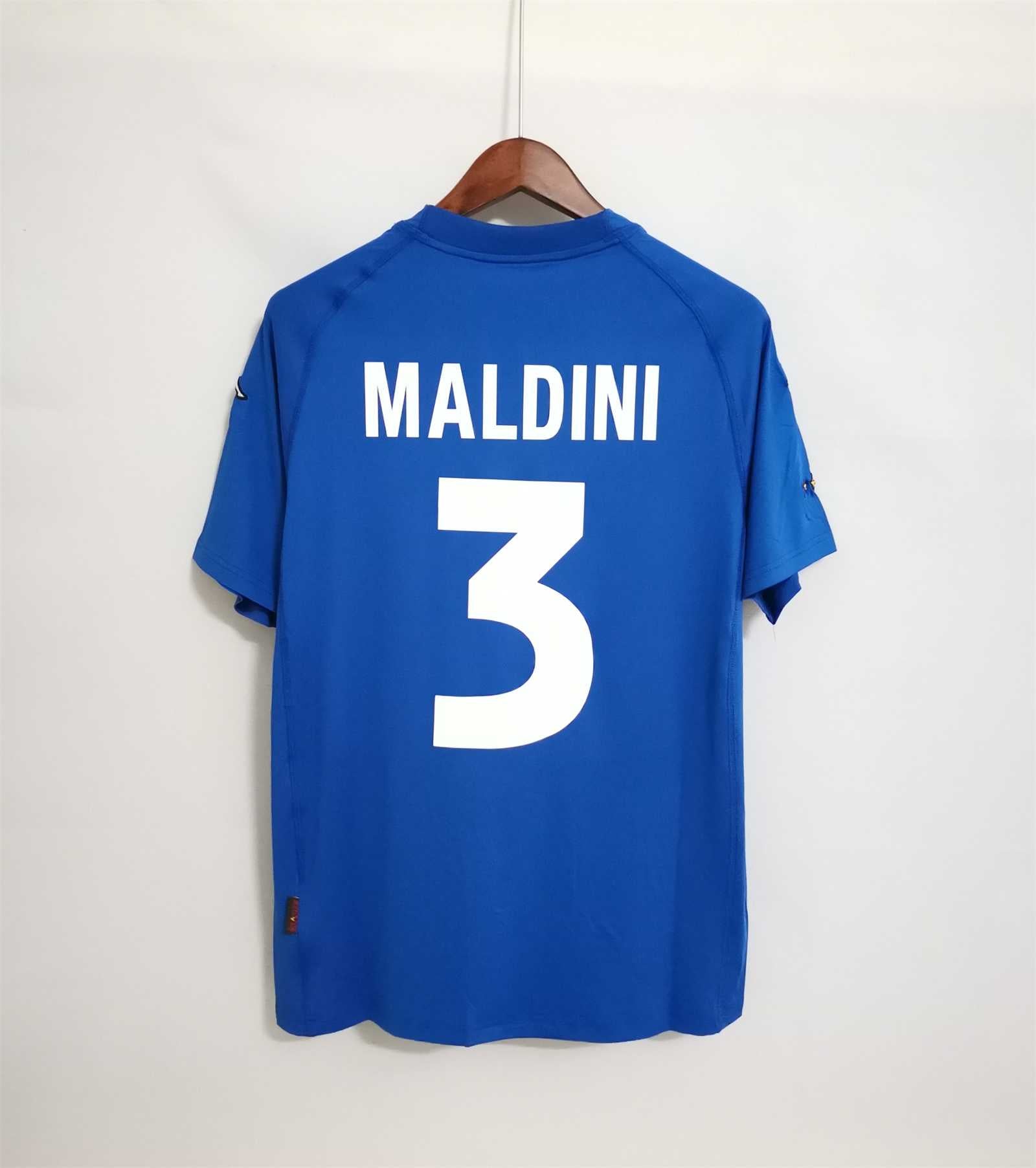 Italy Home Shirt Blue 2000/01