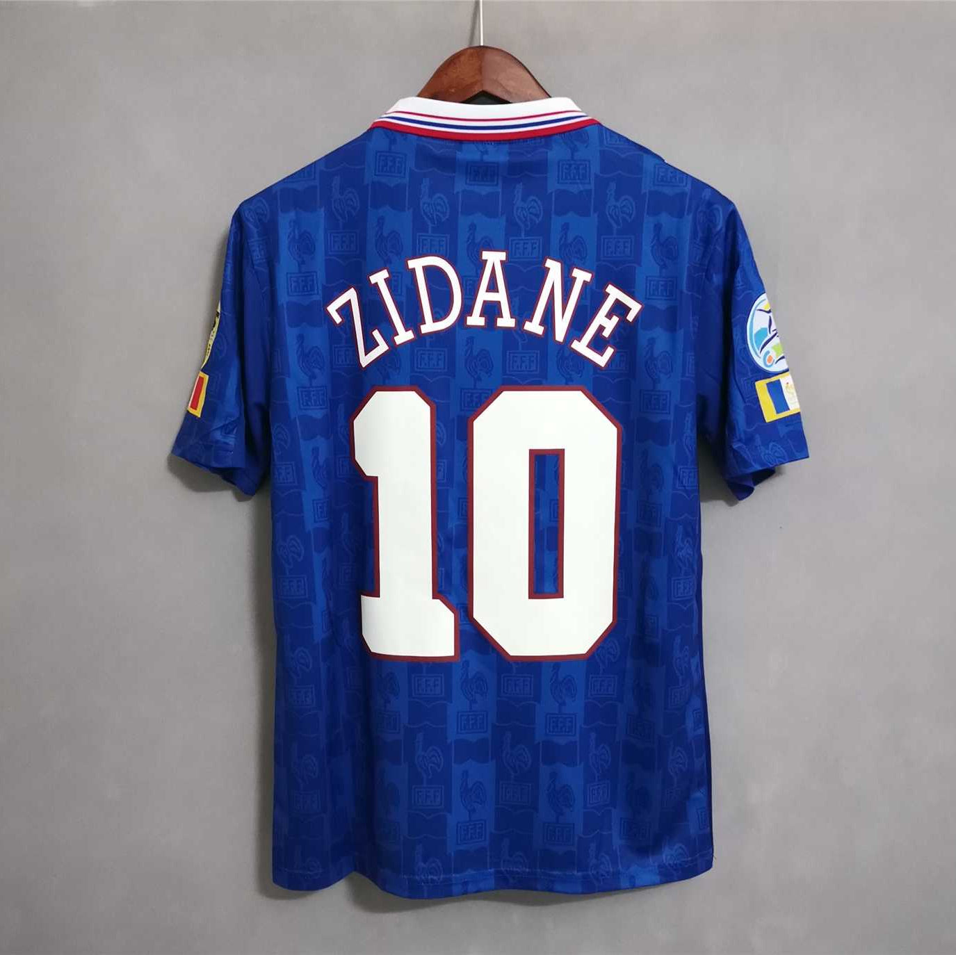 Zidane France Home 1996 Shirt