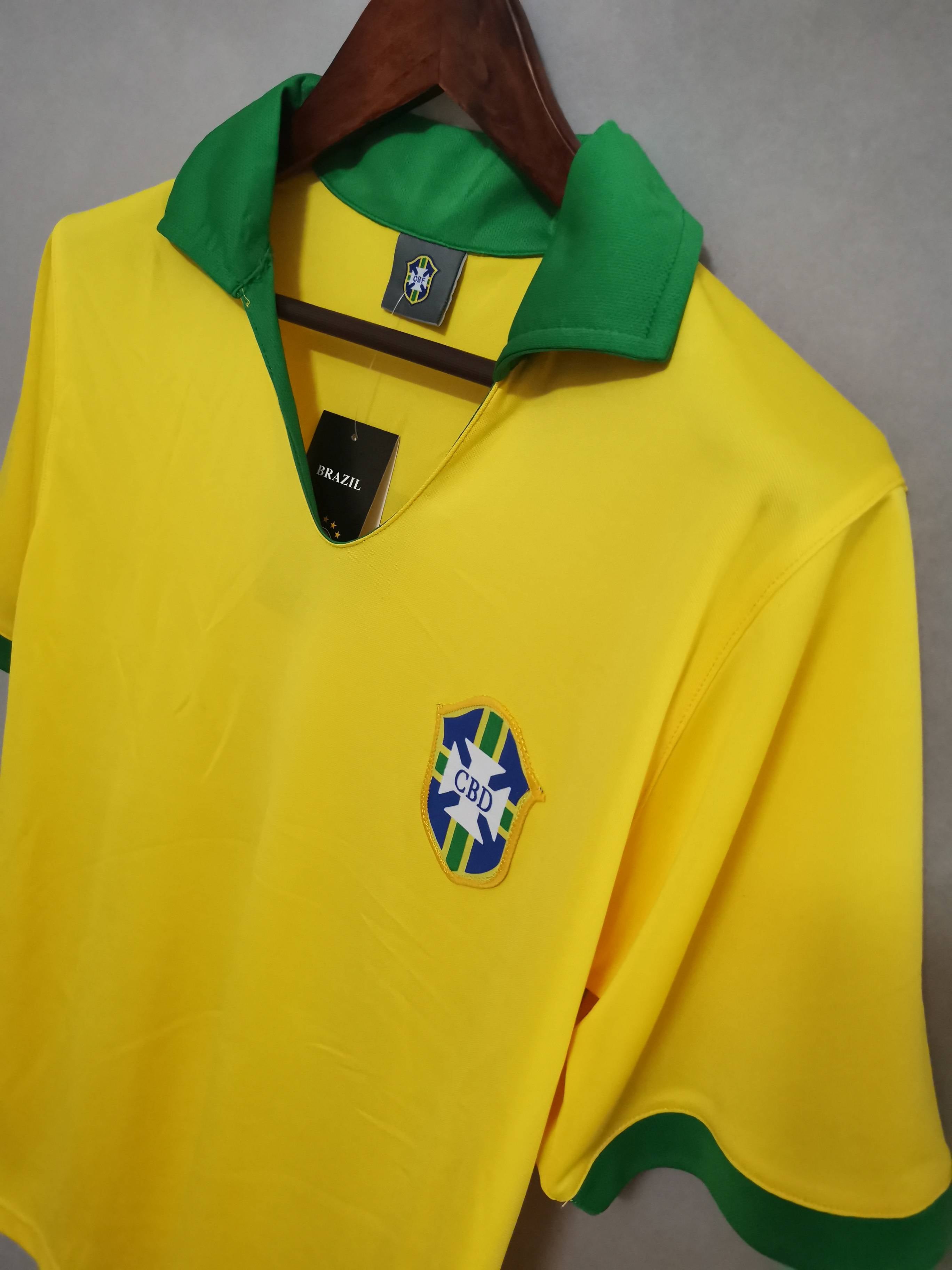 Brazil Home Jersey 1958 World Cup Victory