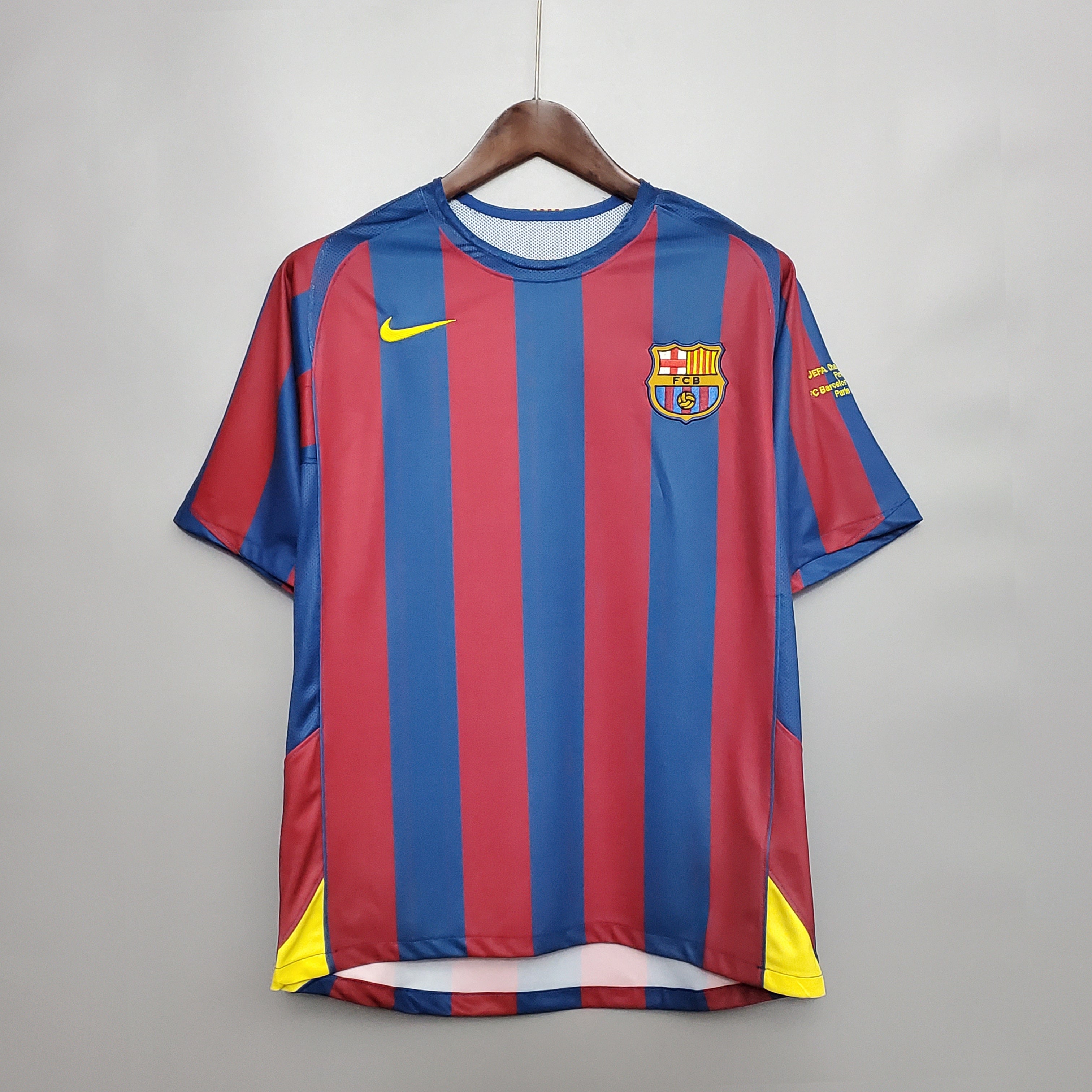 Messi Barcelona Home Champions League Jersey 2005/06