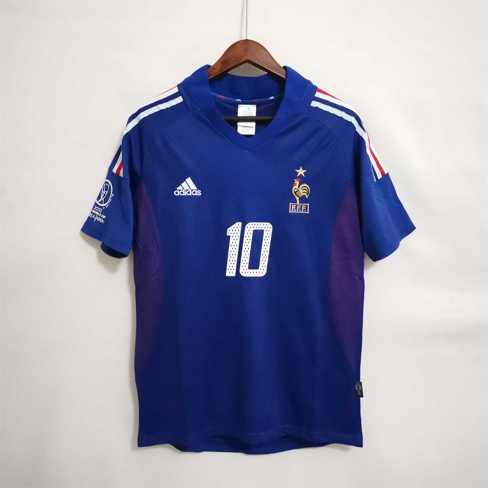 Zidane France Home Shirt 2002