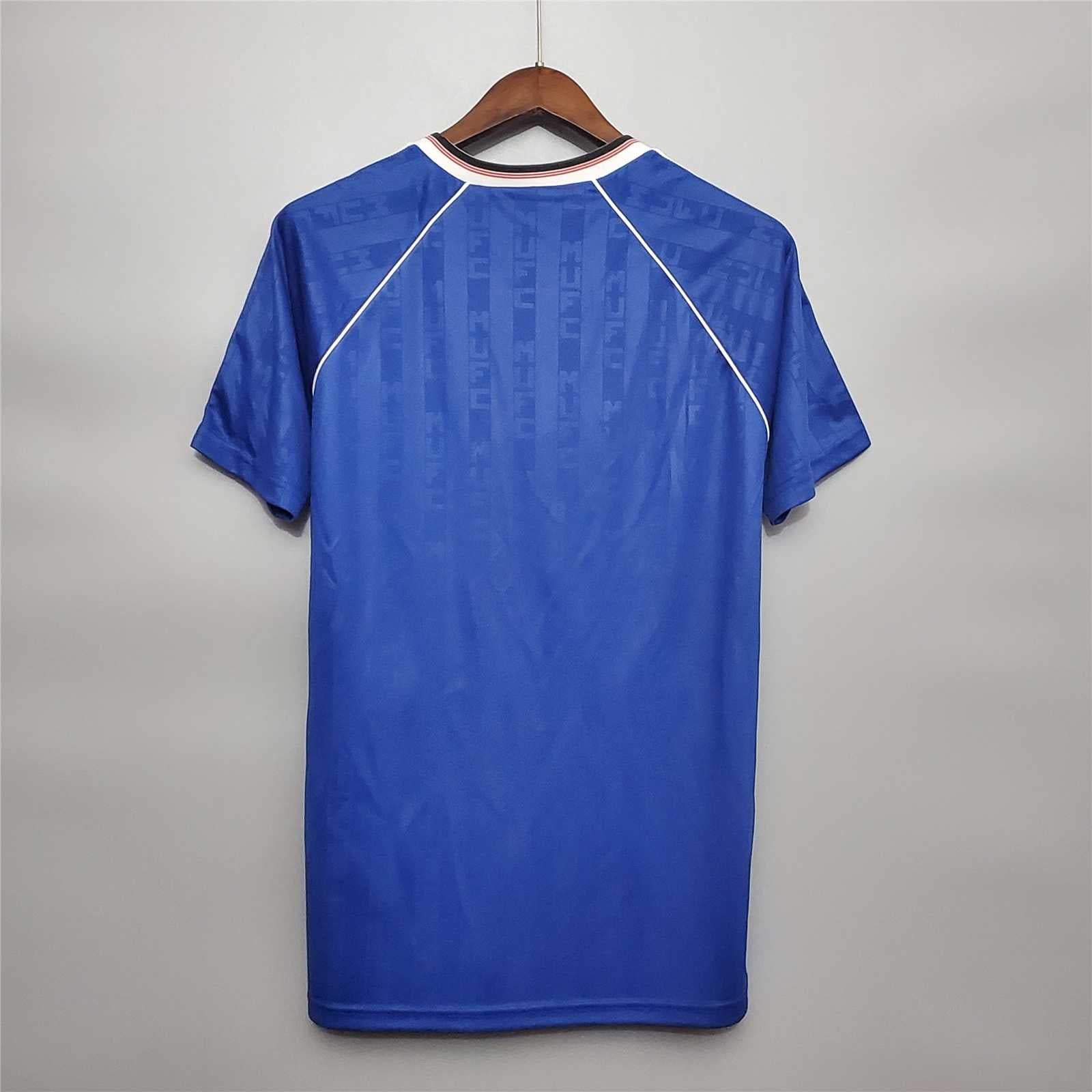 Man. United Away Shirt Blue 1988/89