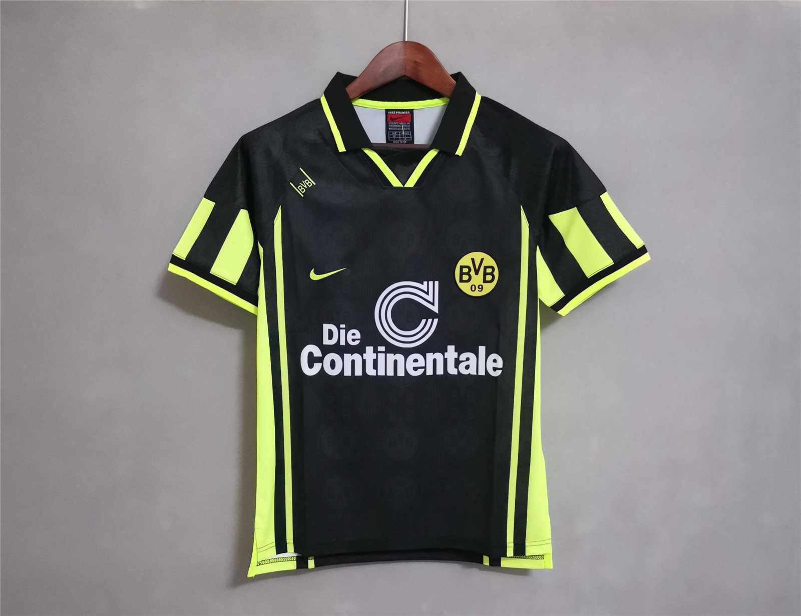 Borussia Dortmund Away Jersey Black 1995/96