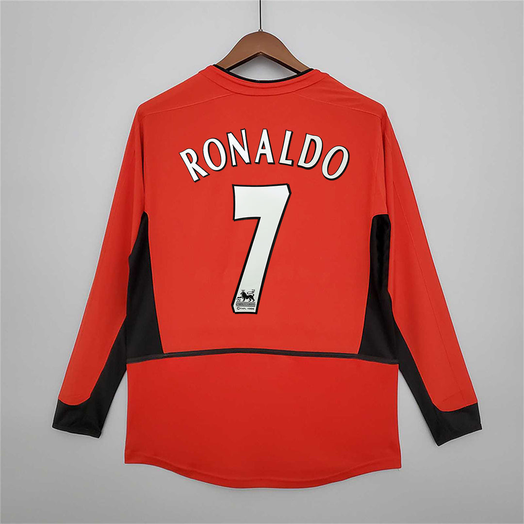 Man. United Home Long Shirt 2002/03