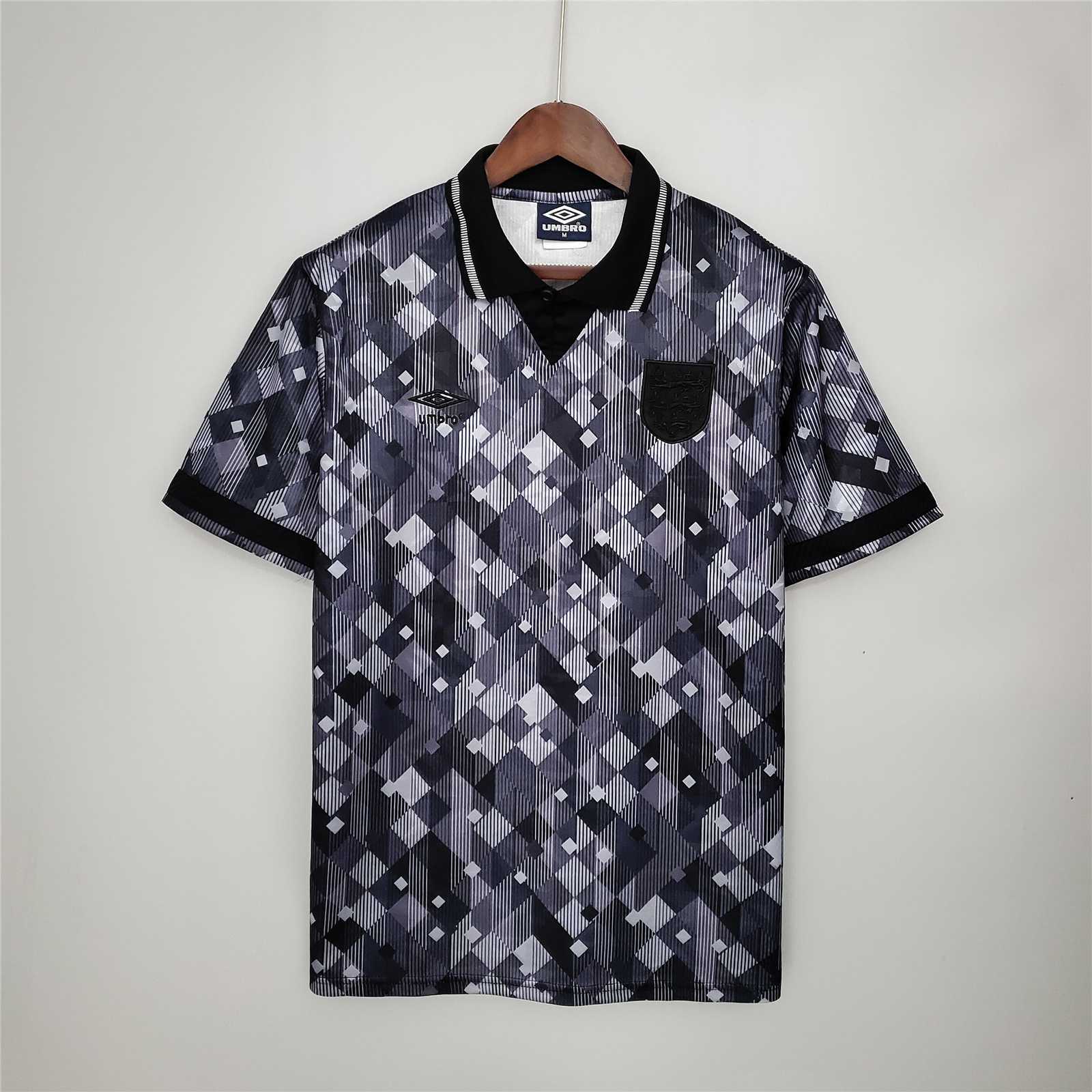 England Away Shirt Black 1990
