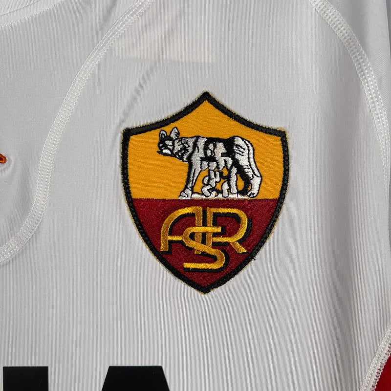 Roma Away Jersey White 2001/02