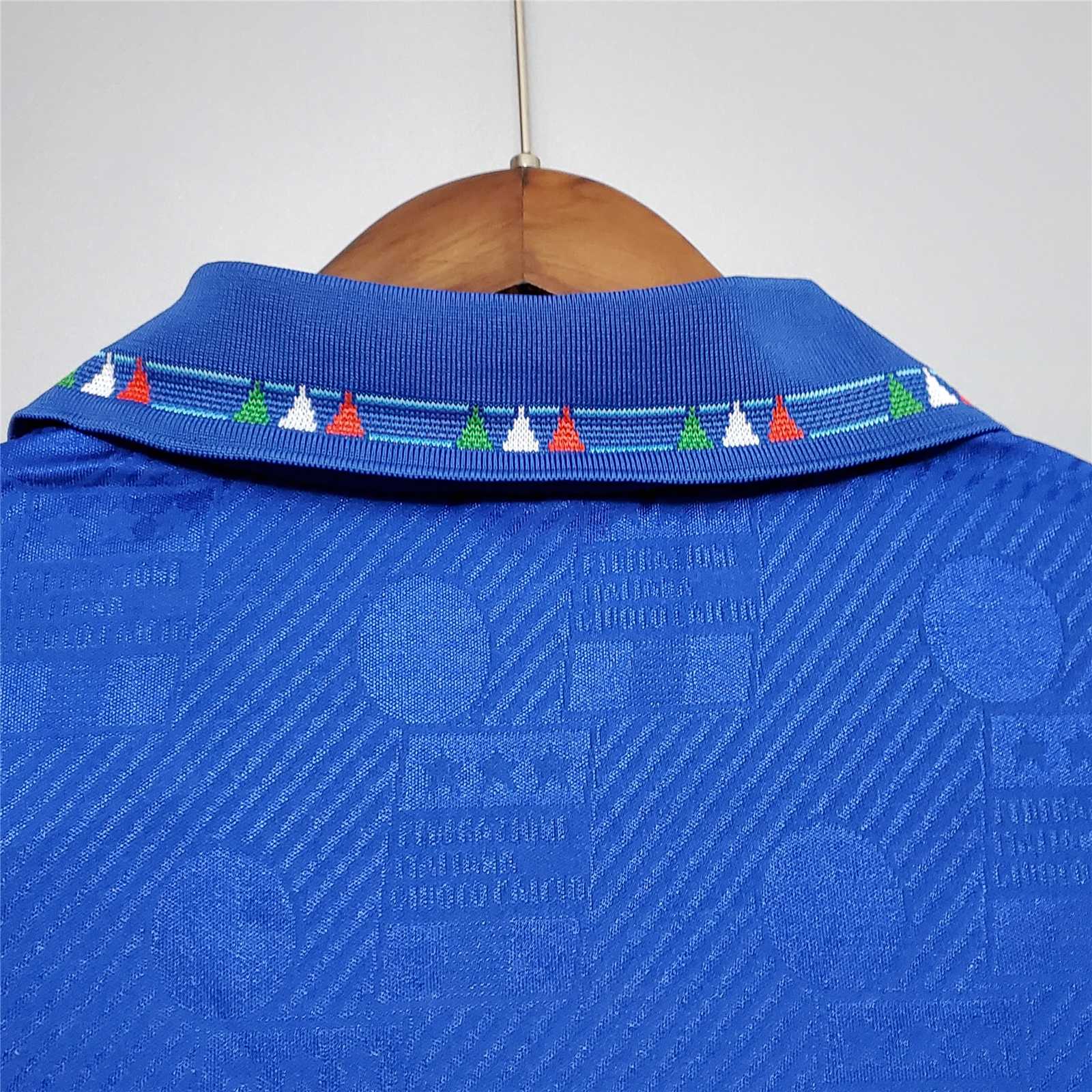 Baggio Italy Home Shirt 1994 World Cup Final