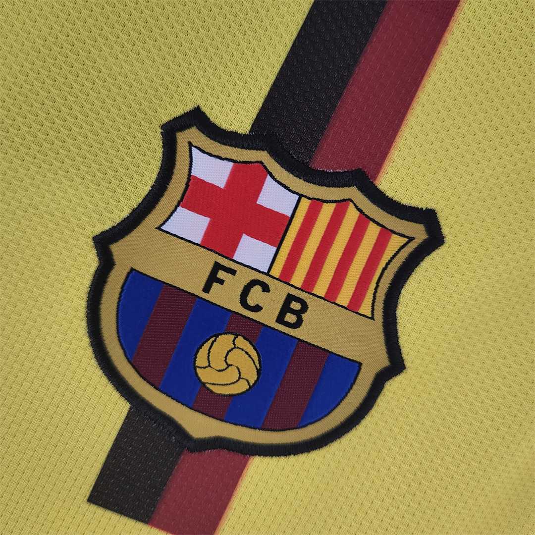Messi Barcelona Away Long Sleeve Jersey 2008/09