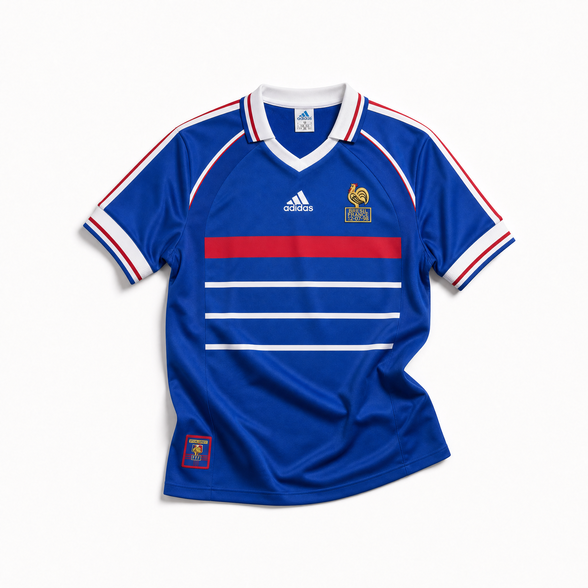 Zidane France 1998 World Cup Home Shirt