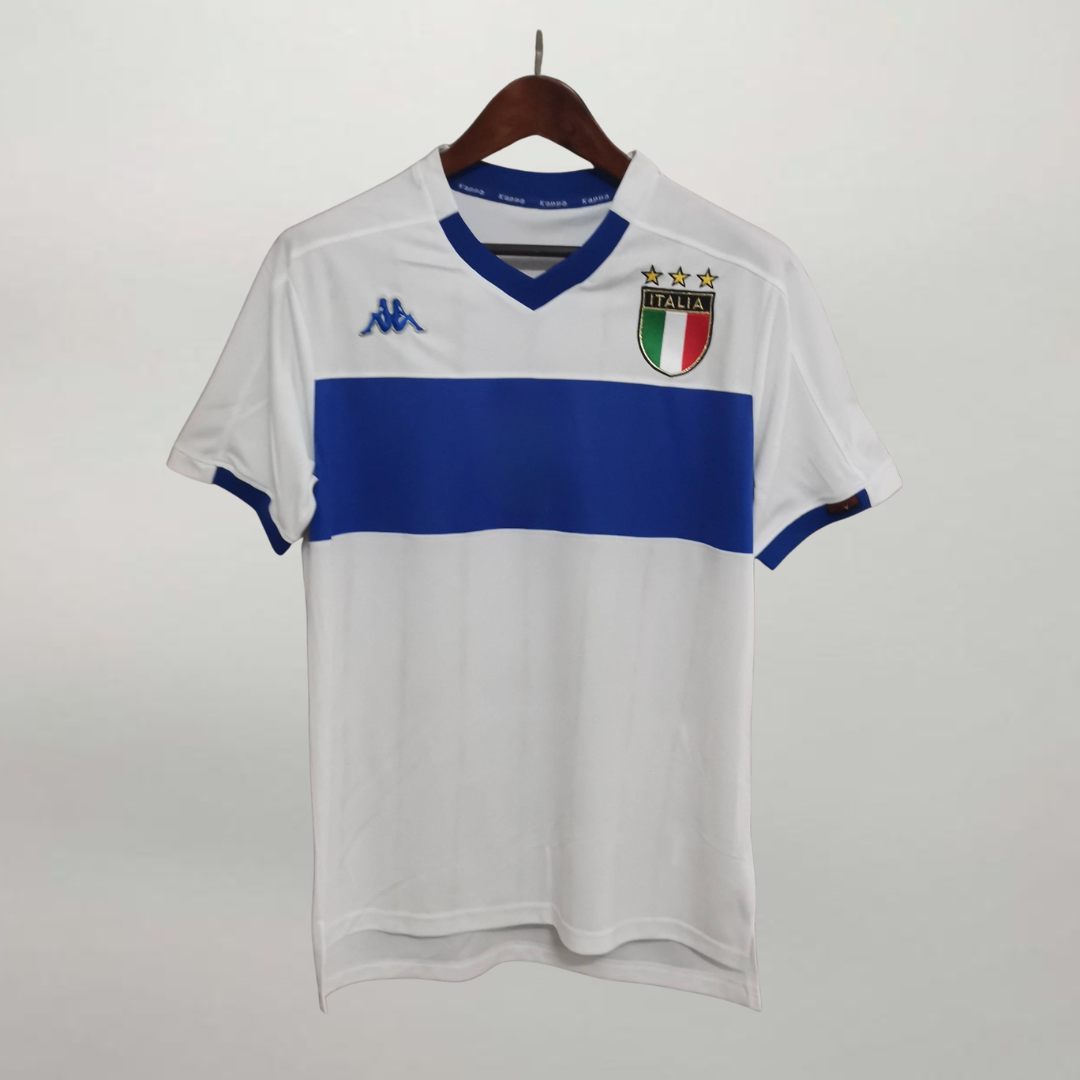Baggio Italy Away White Jersey 1999/00