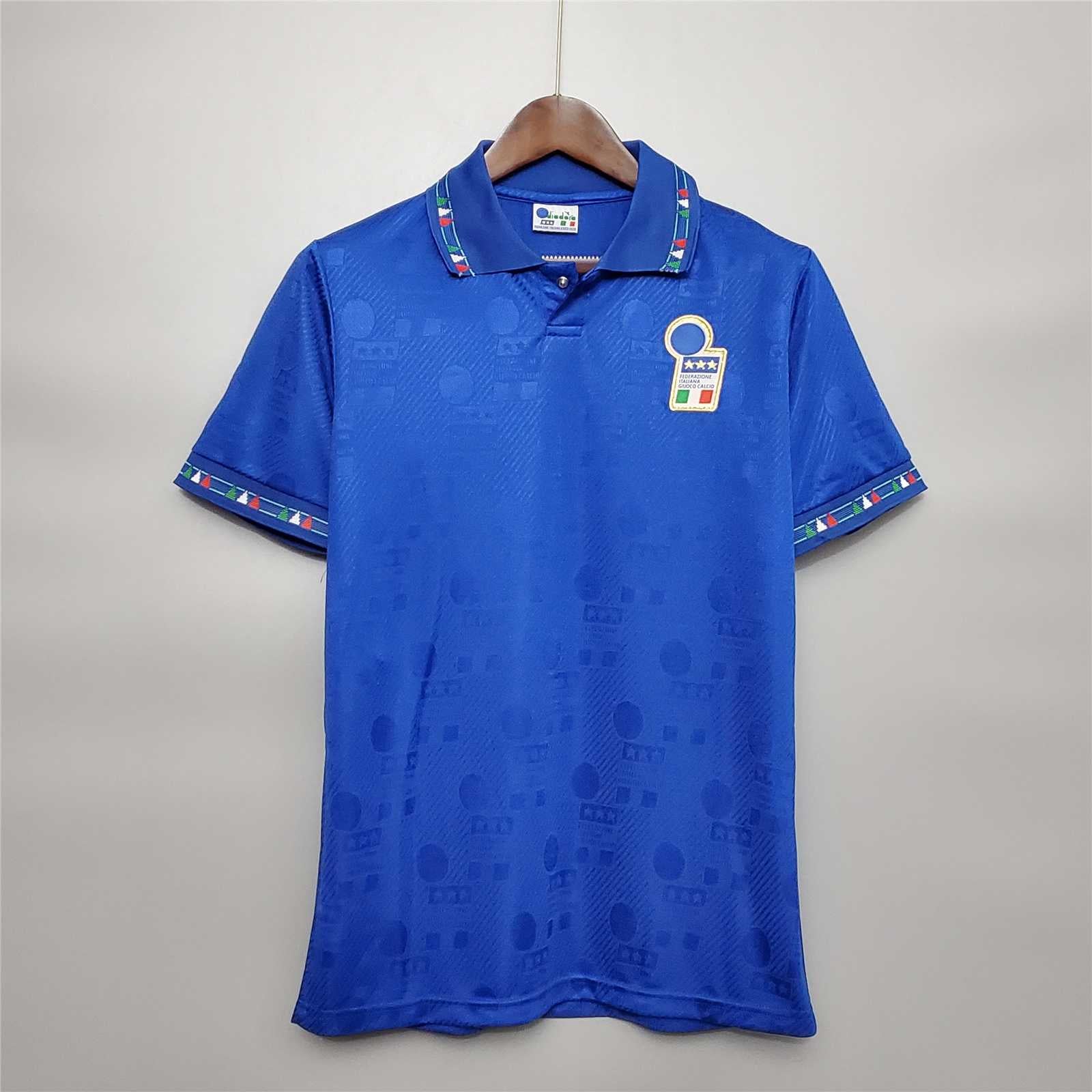 Baggio Italy Home Shirt 1994 World Cup Final