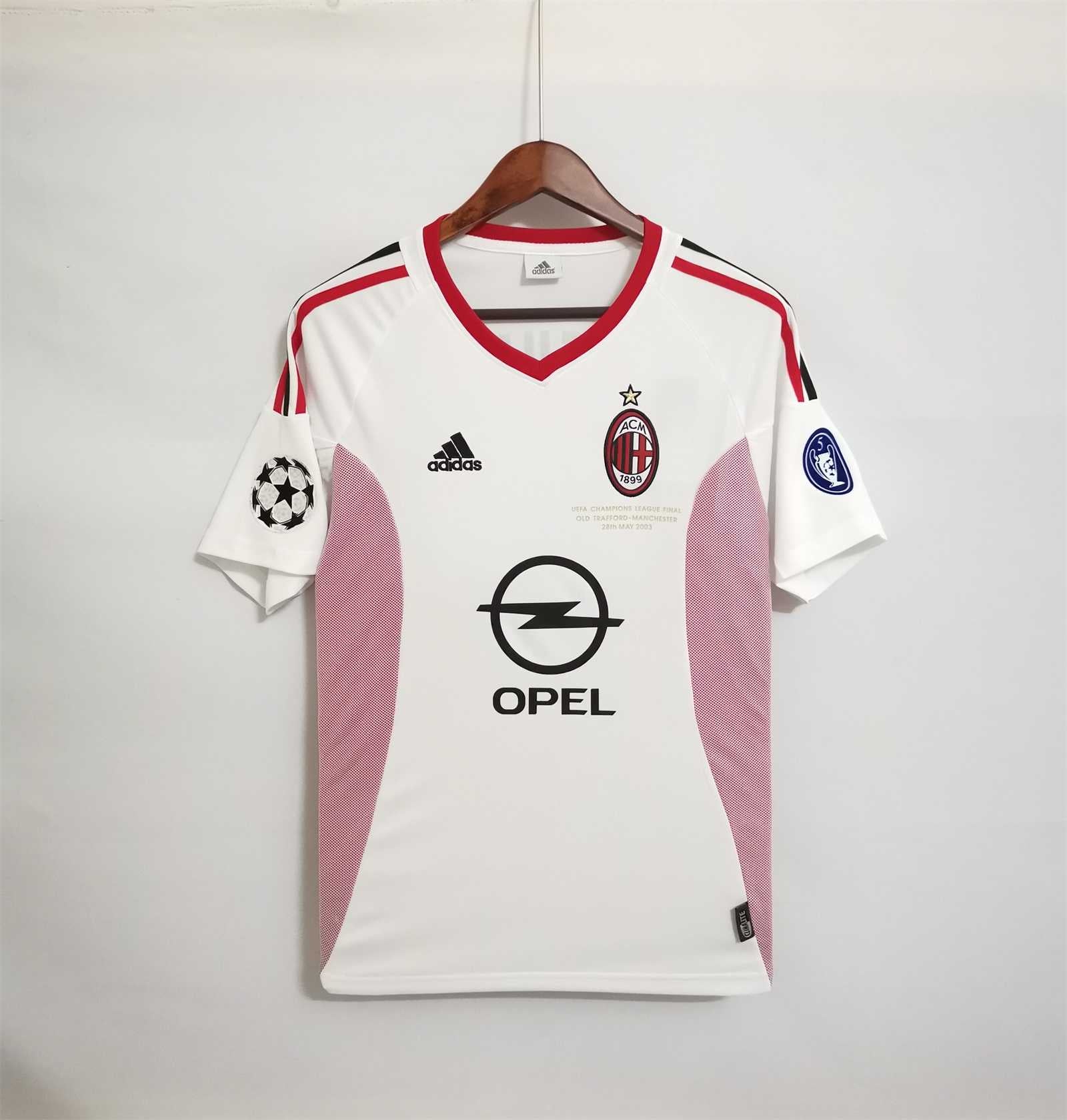 Milan Away Jersey 2002/03 UCL Final