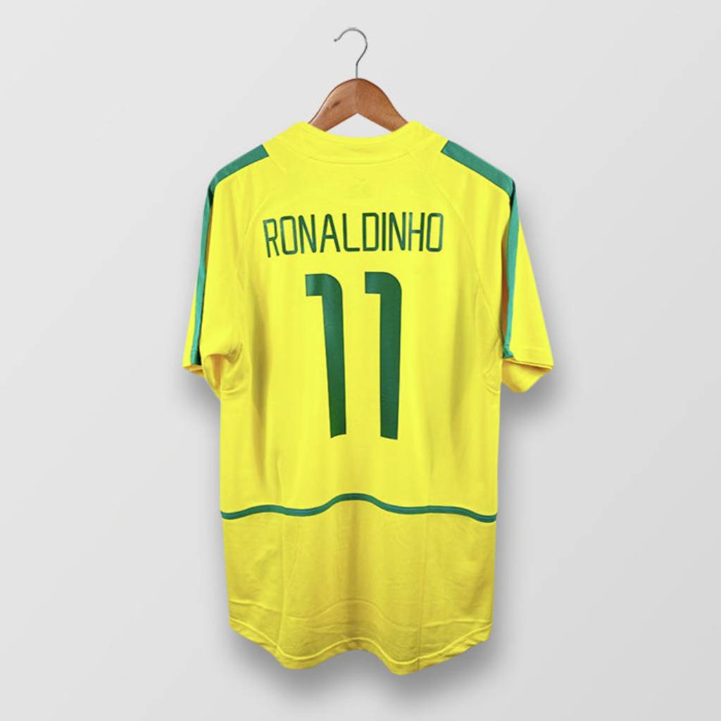 Ronaldinho Brazil Home Jersey 2002