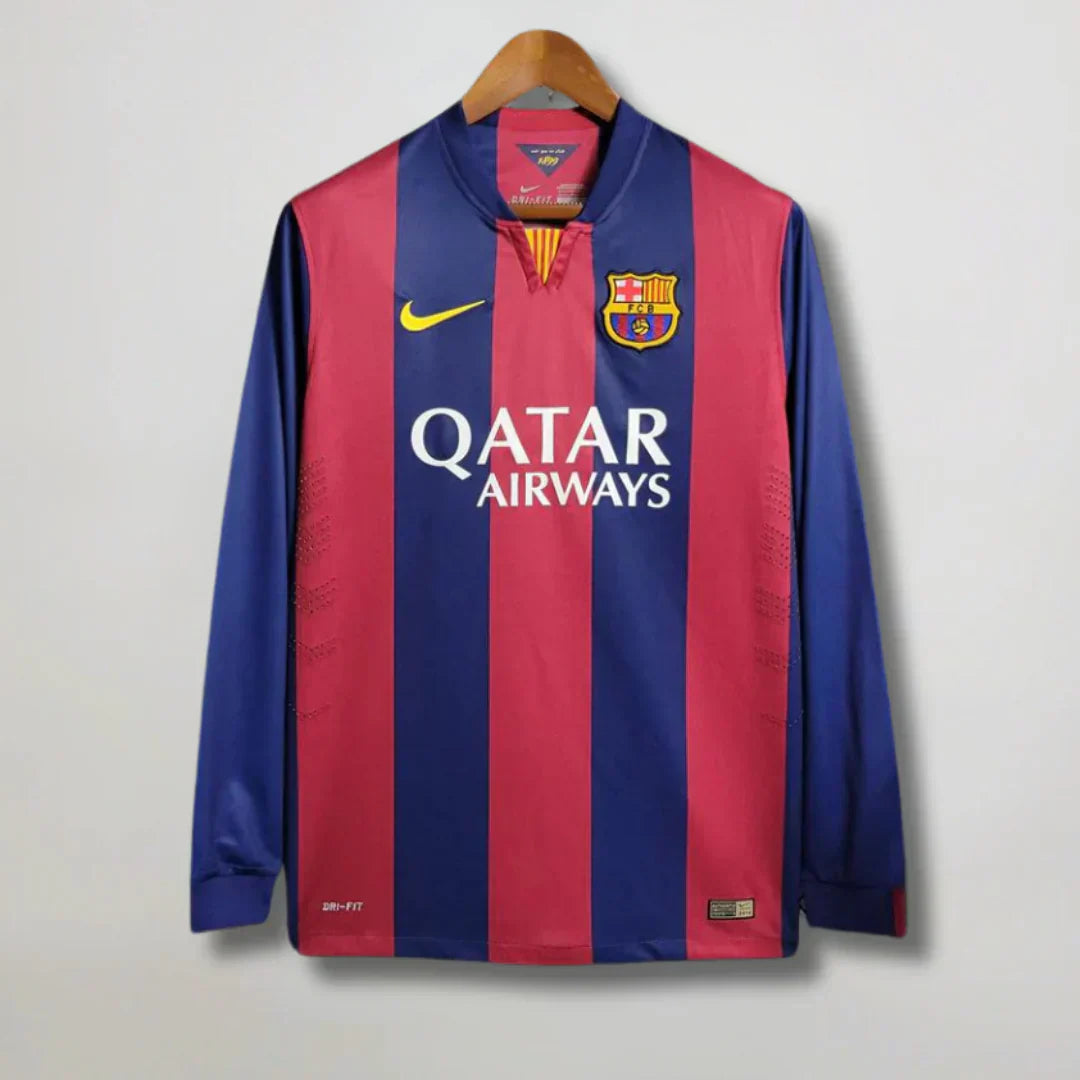 Neymar Barcelona Home Long Sleeve Shirt 2014/15