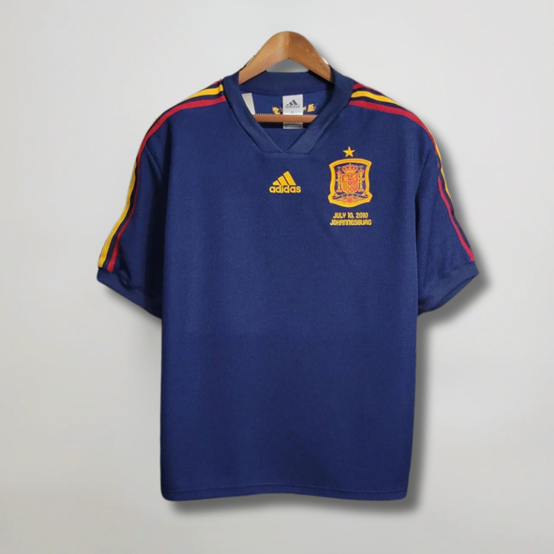 Spain Away Jersey 2010 World Cup Victory