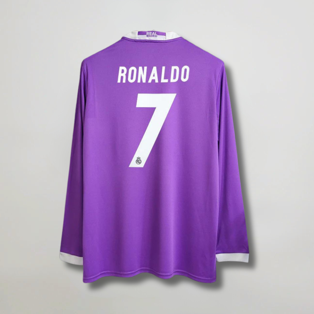 Real Madrid Third Final UCL Long Sleeve Jersey 2016/17