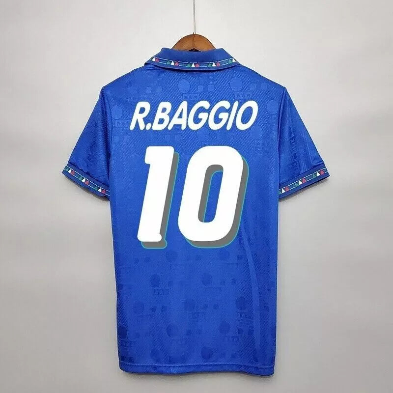 Baggio Italy Home Shirt 1994 World Cup Final