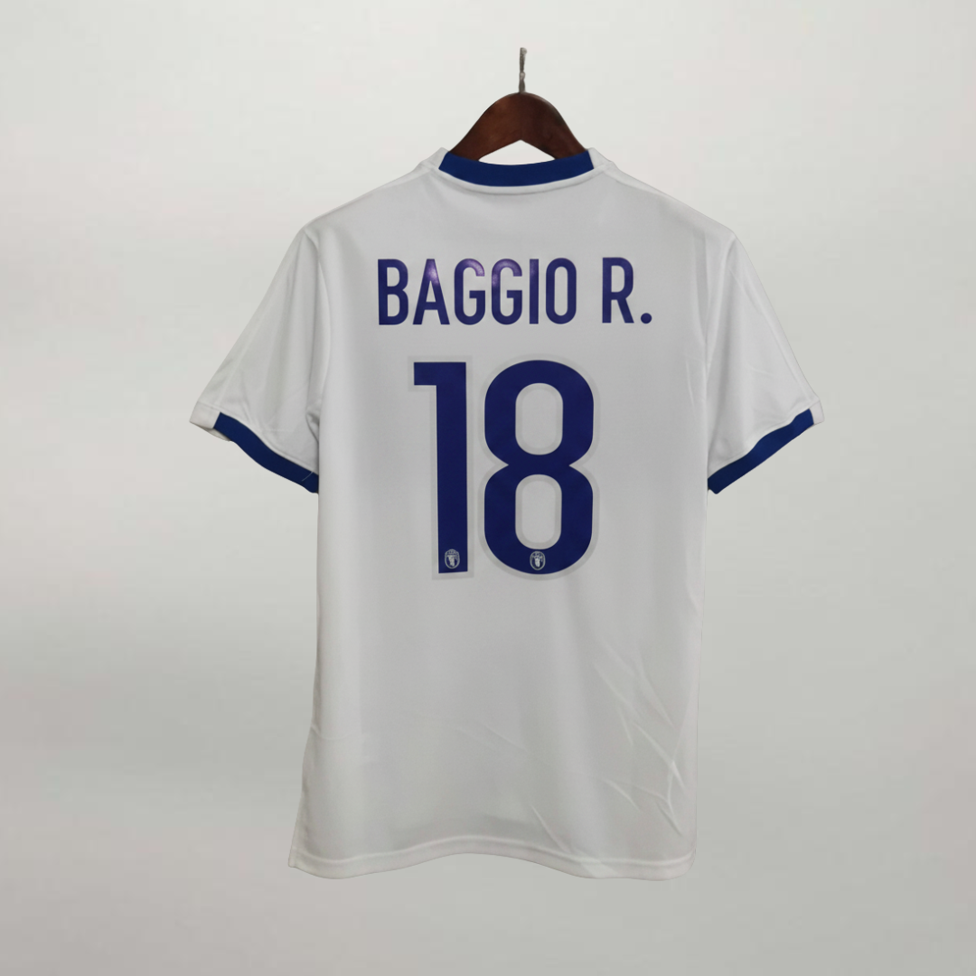 Baggio Italy Away White Jersey 1999/00