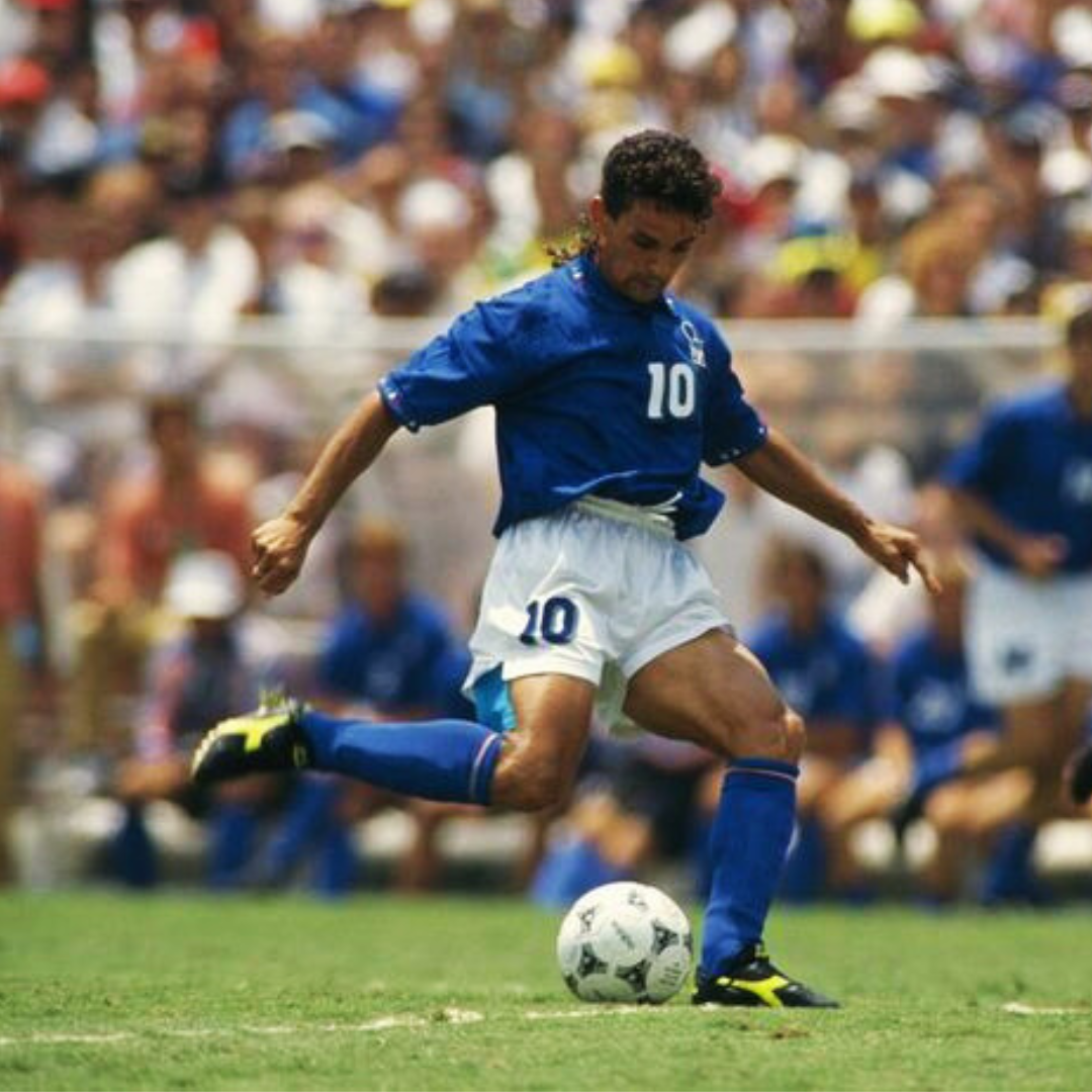 Baggio Italy Home Shirt 1994 World Cup Final
