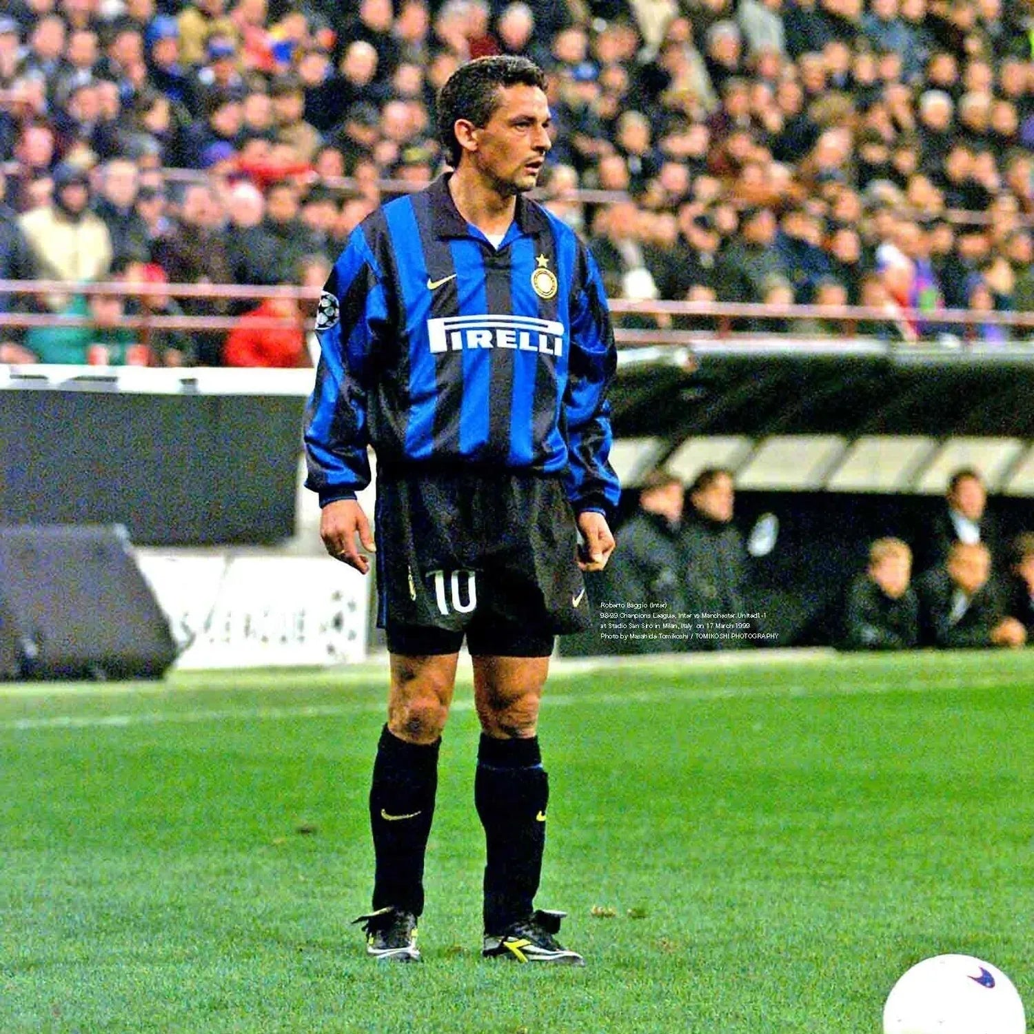 Baggio Inter Home Long Shirt 1998/99
