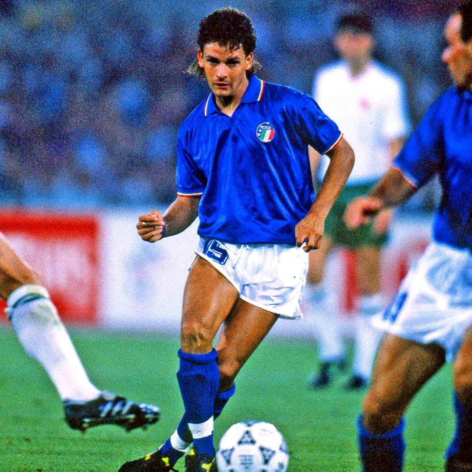 Baggio Italy Home Shirt 1990