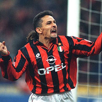 Baggio Milan Home Shirt 1996/97