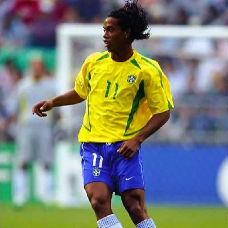 Ronaldinho Brazil Home Jersey 2002