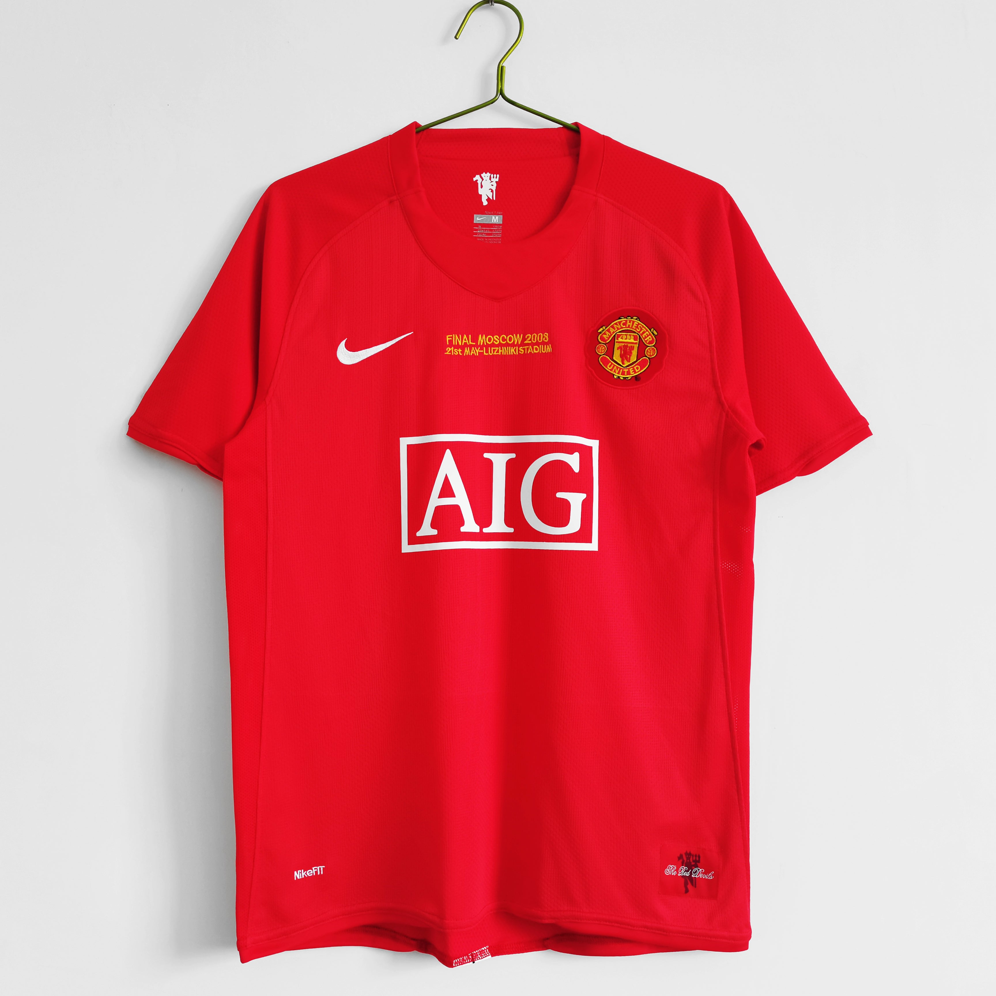 Man. United Home Shirt 2007/08 UCL Final