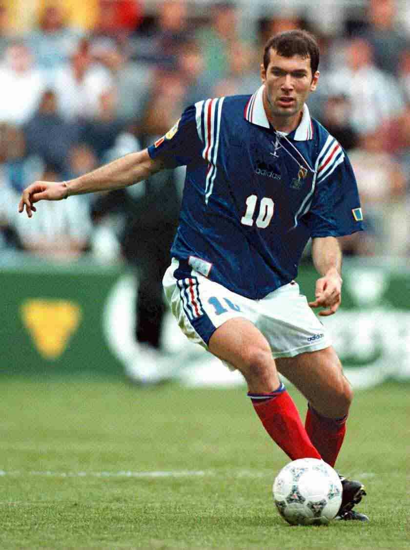 Zidane France Home 1996 Shirt