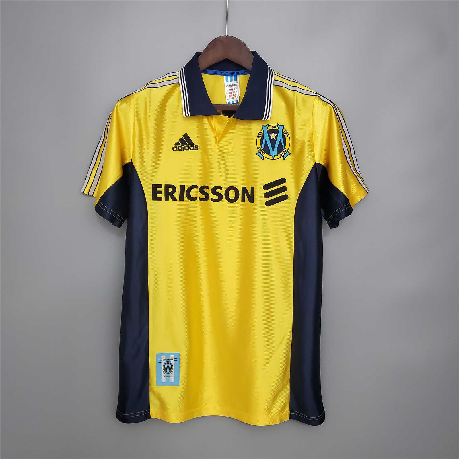 Marseille Away Shirt Yellow 1998/99