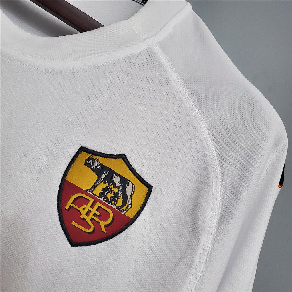 Roma Away Shirt White 2000/01