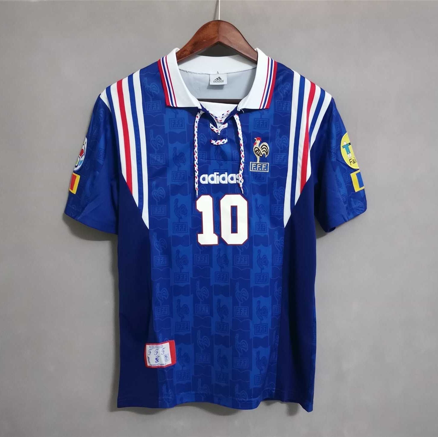 Zidane France Home 1996 Shirt
