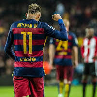 Neymar Barcelona Home Long Sleeve Shirt 2014/15
