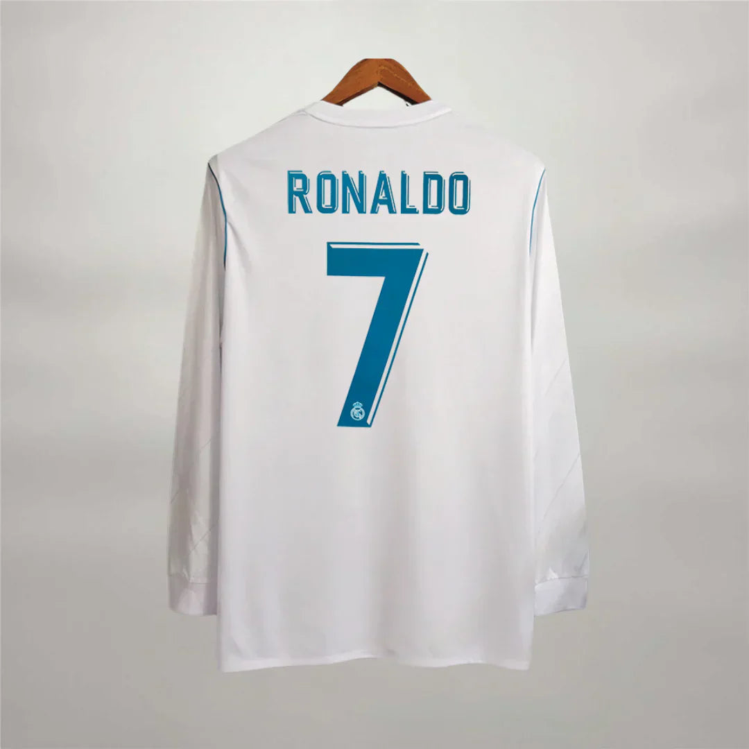 Cristiano Ronaldo CR7 Real Madrid Long Home Jersey 2018
