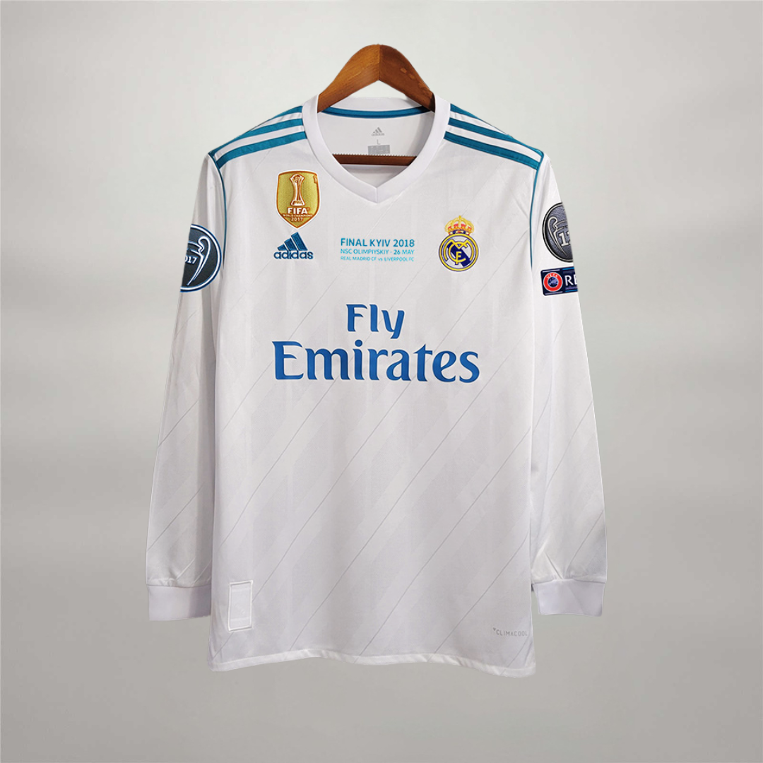 Real Madrid Home Shirt UCL Final Long 2017/18