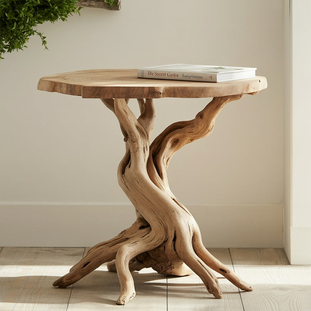 Custom Wood End Table For A Cozy And Inviting Living Room
